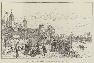 Riverside Promenade, Tower of London af Frank Watkins